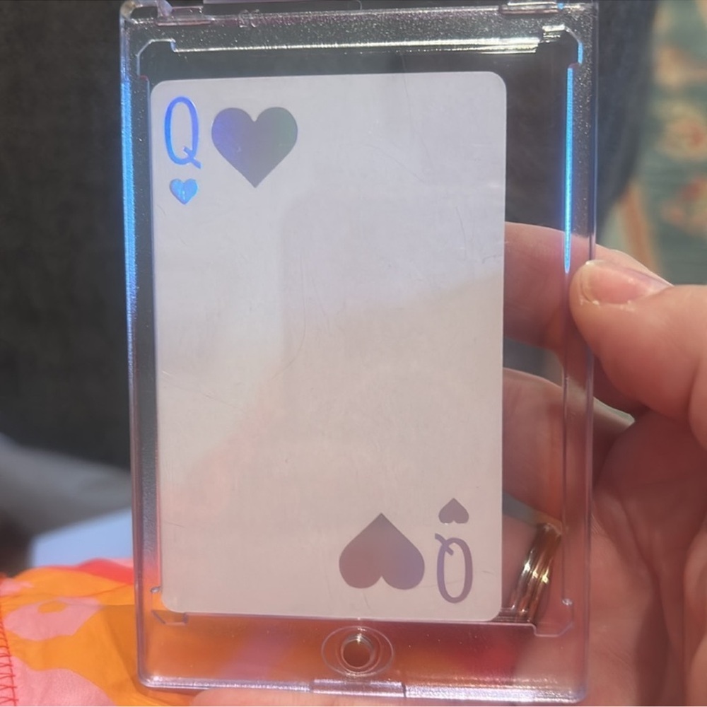 DIOR JOY Queen of Hearts Card in Solid Case